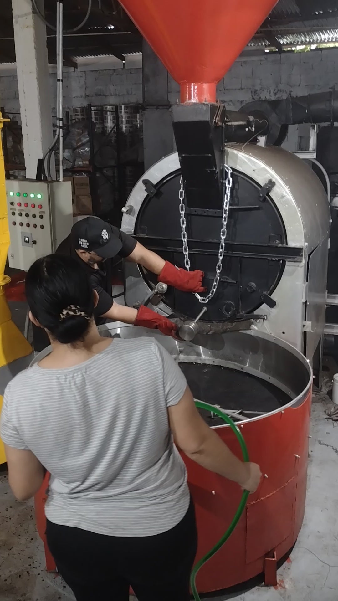 video of coffee roasting